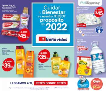 Folleto actual Farmacias Benavides - 1.1.2022 - 31.1.2022.