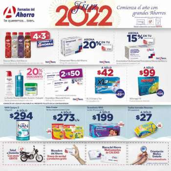 Folleto actual Farmacias del Ahorro - 1.1.2022 - 31.1.2022.