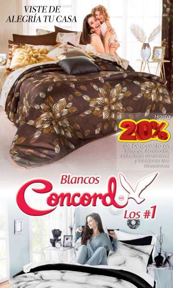Ofertas Colchas Concord Puebla