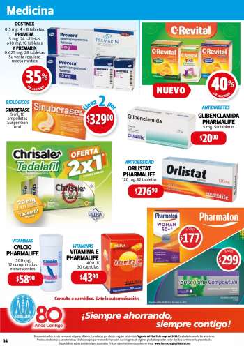 Folleto actual Farmacias Guadalajara - 15.5.2022 - 31.5.2022.