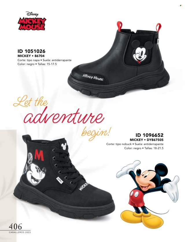 thumbnail - Folleto actual Price Shoes - Ventas - Mickey Mouse, Disney. Página 406.