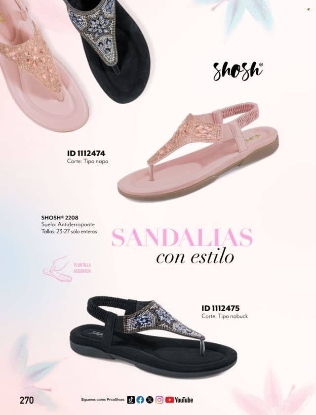 thumbnail - Folleto actual Price Shoes - Ventas - sandalias. Página 270.