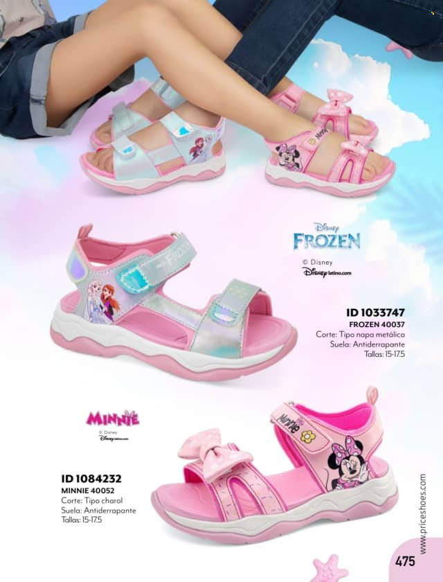 thumbnail - Folleto actual Price Shoes - Ventas - Frozen, Disney, Minnie. Página 475.