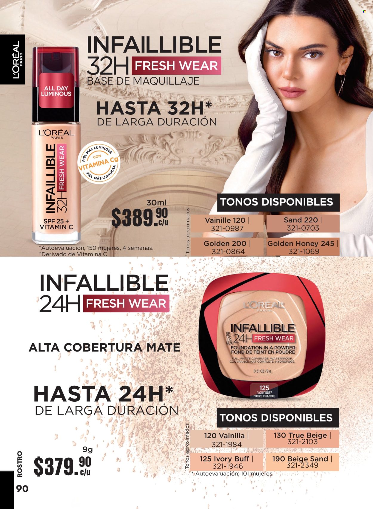 thumbnail - Folleto actual Andrea - 3.3.2024 - 27.4.2024 - Ventas - L'Oréal, base de maquillaje. Página 90.