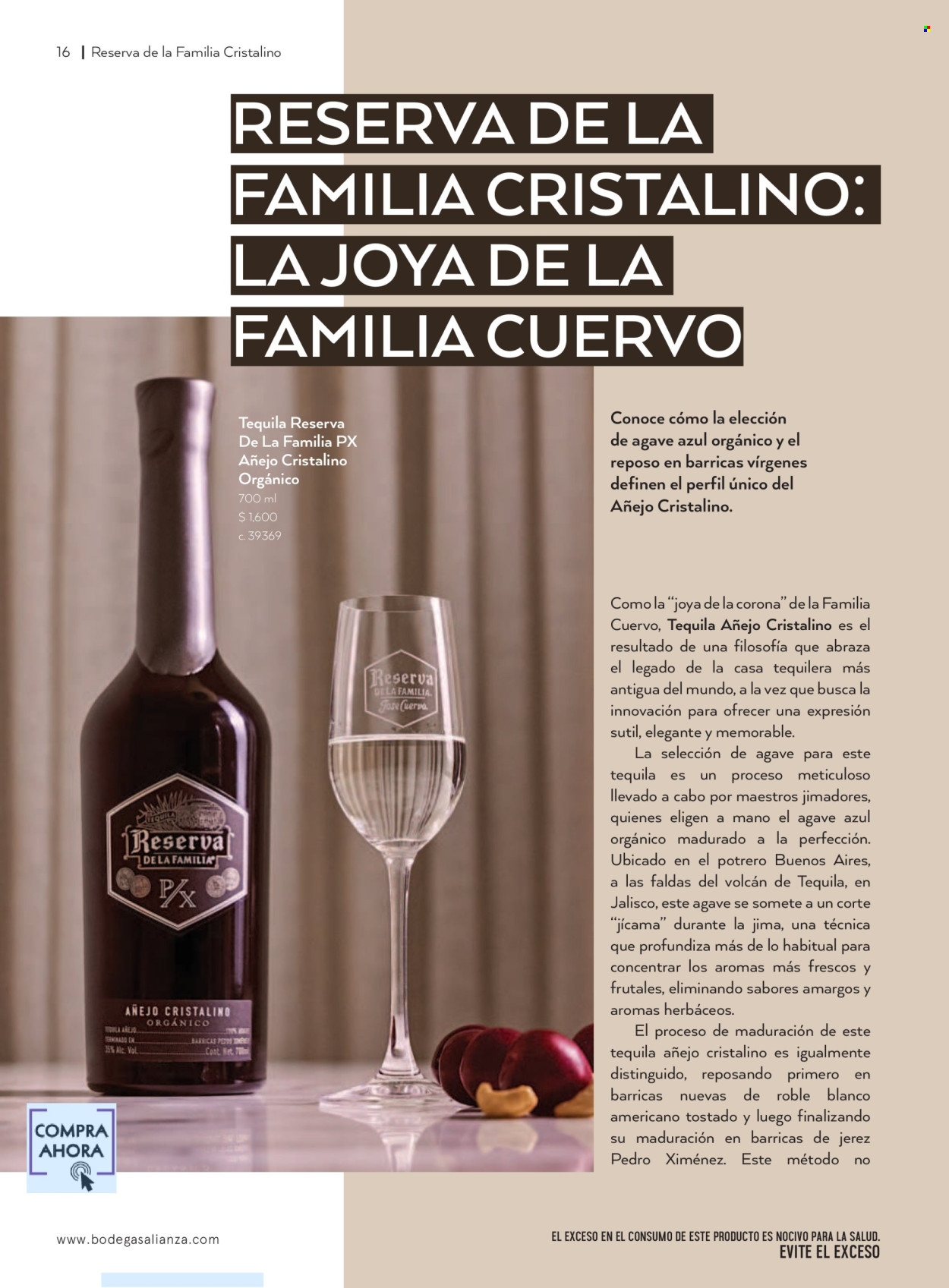 thumbnail - Folleto actual Bodegas Alianza - 1.4.2024 - 30.6.2024 - Ventas - Corona, bebida alcohólica, tequila. Página 18.