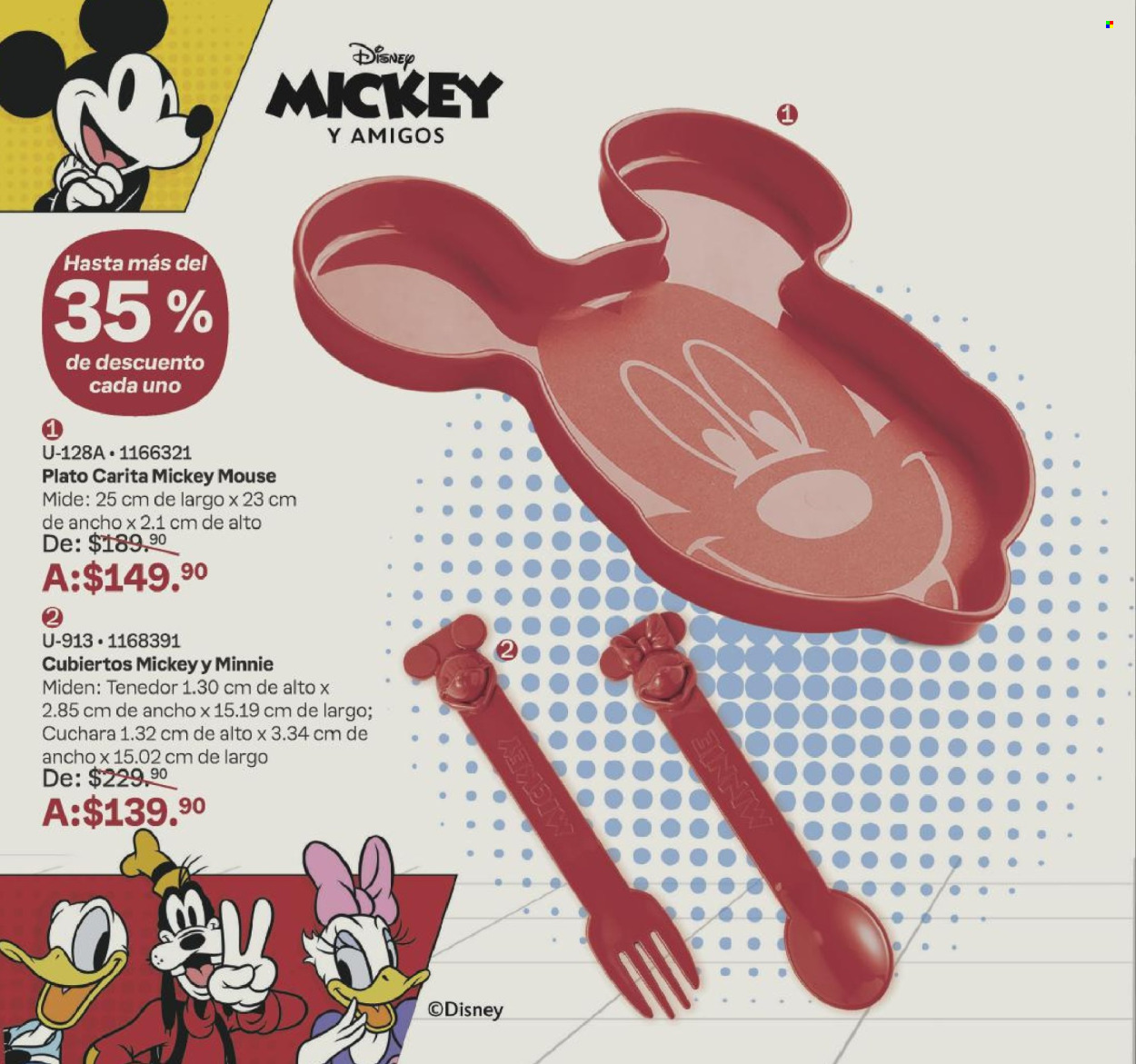 thumbnail - Folleto actual Tupperware - 15.4.2024 - 5.5.2024 - Ventas - plato, tenedor, cuchara, Mickey Mouse, Minnie, cubiertos. Página 54.