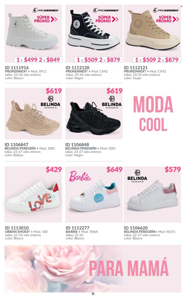 thumbnail - Folleto actual Price Shoes - 27.4.2024 - 30.5.2024 - Ventas - Barbie. Página 11.