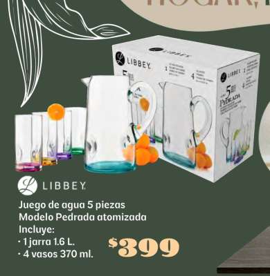 Juego de agua 5 piezas