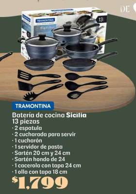 Batería de cocina Sicilia