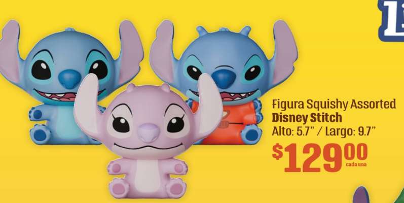 Figura Squishy Assorted Disney Stitch