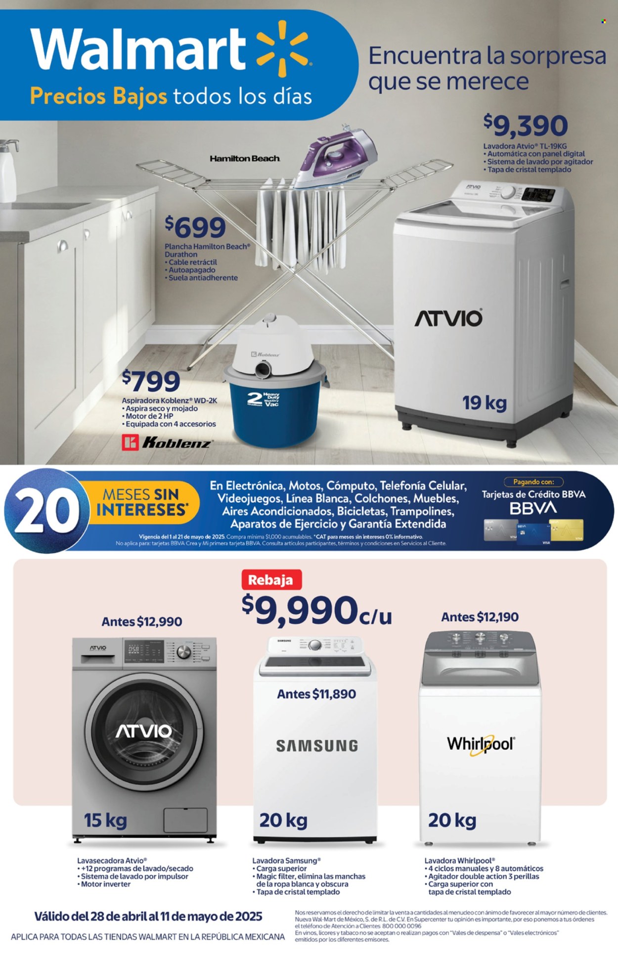 Catálogo Walmart - 28.4.2025 - 11.5.2025. Página 1
