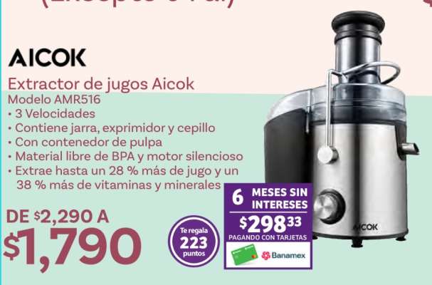 Extractor de jugos AICOK