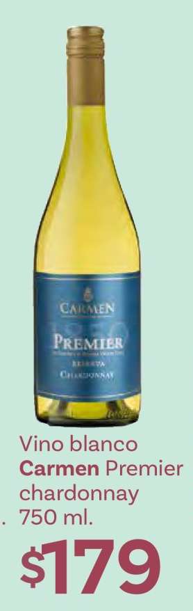 Vino blanco Carmen Premier chardonnay
