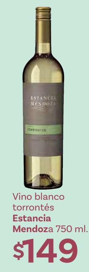 Vino blanco torrontés Estancia Mendoza