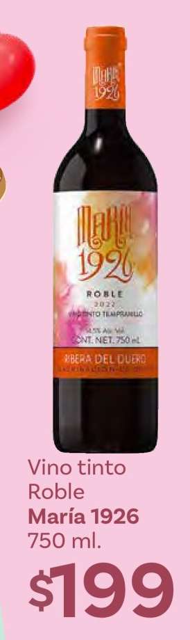 Vino tinto Roble María 1926 750 ml