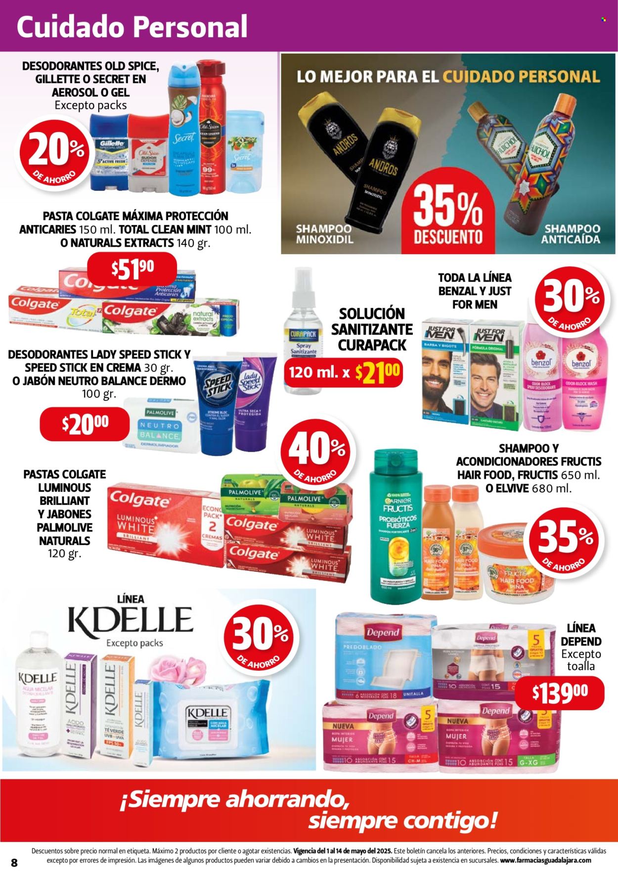 Catálogo Farmacias Guadalajara - 1.5.2025 - 14.5.2025. Página 1