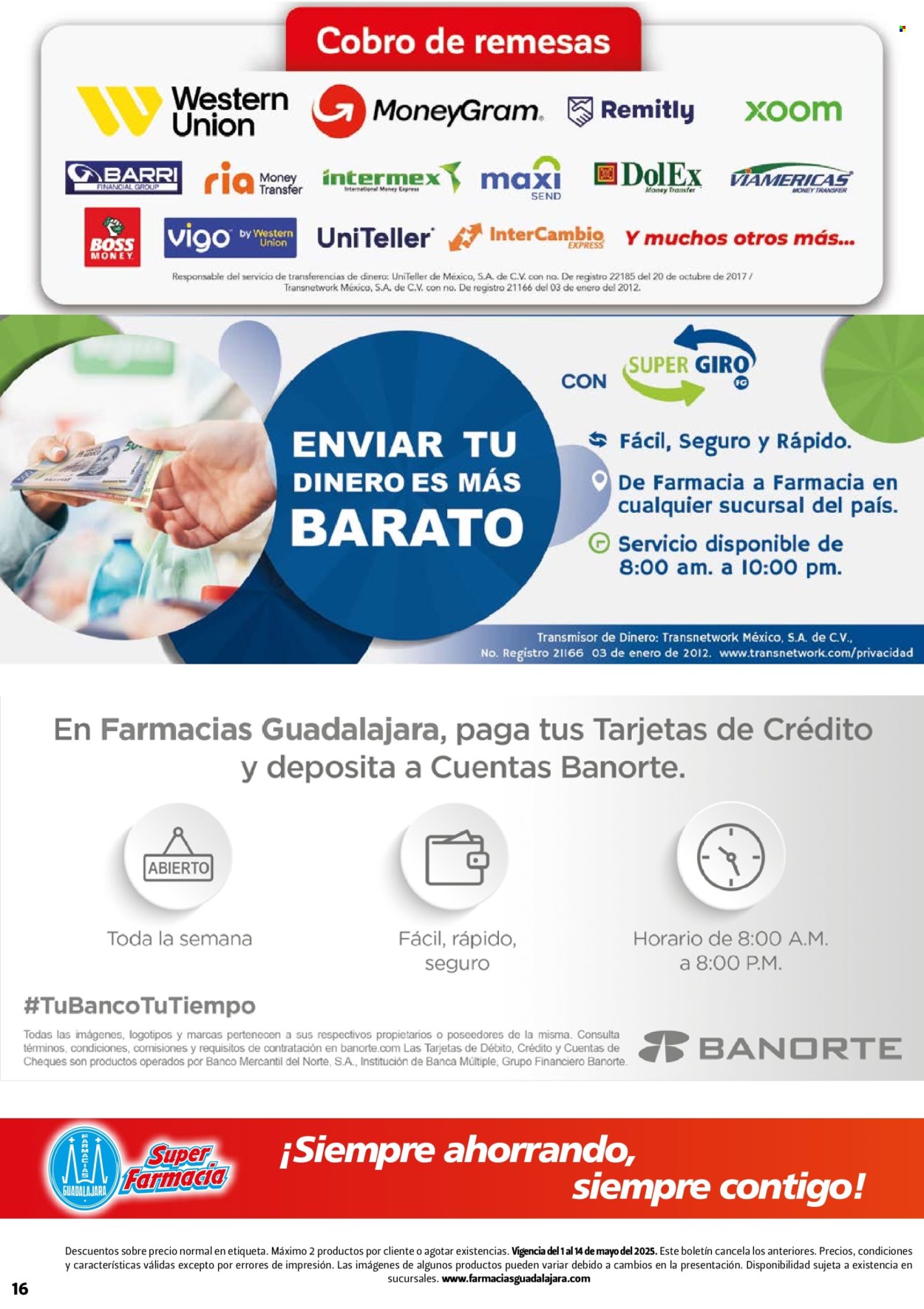 Catálogo Farmacias Guadalajara - 1.5.2025 - 14.5.2025. Página 1