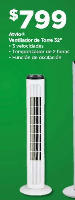 Atvio Ventilador de Torre 32"