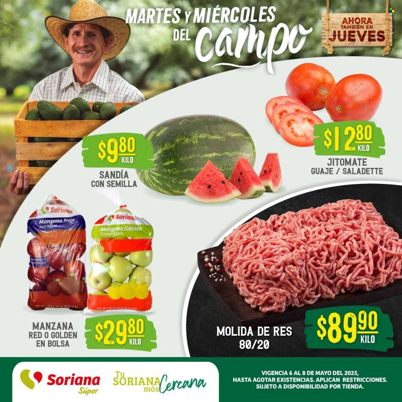 Folleto actual Soriana Súper - 6.5.2025 - 8.5.2025.