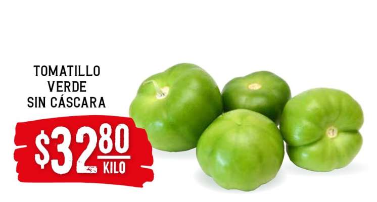 TOMATILLO VERDE SIN CÁSCARA