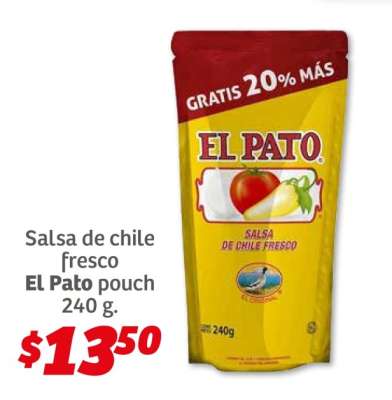 Salsa de chile fresco El Pato pouch