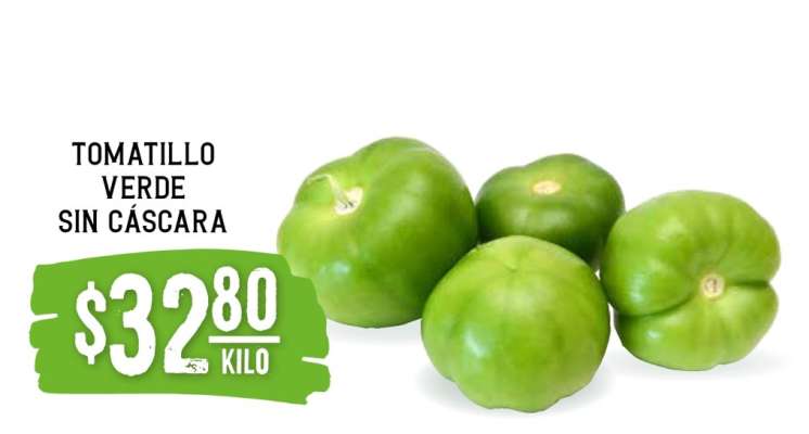 TOMATILLO VERDE SIN CÁSCARA