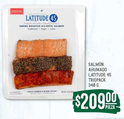 Salmón Ahumado Latitude 45 Triopack