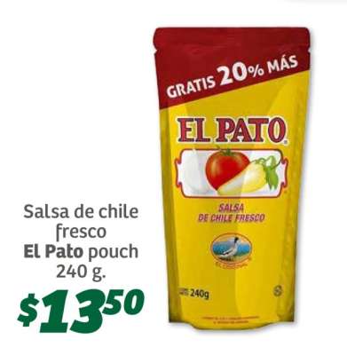 Salsa de chile fresco El Pato pouch 240 g
