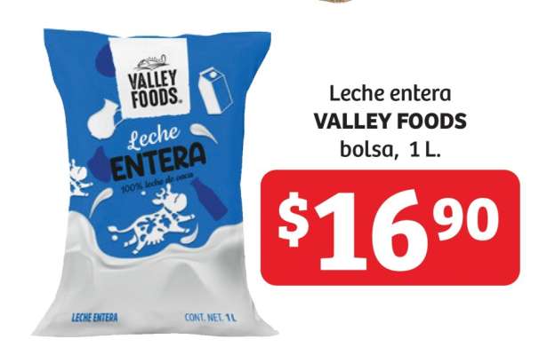 Leche entera VALLEY FOODS