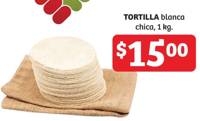 TORTILLA blanca chica