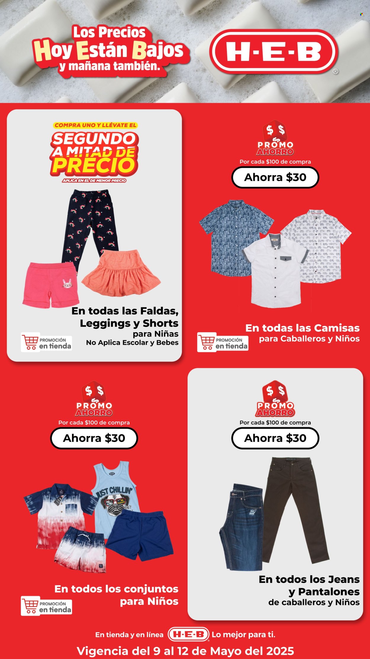 Catálogo H-E-B - 9.5.2025 - 11.5.2025. Página 1
