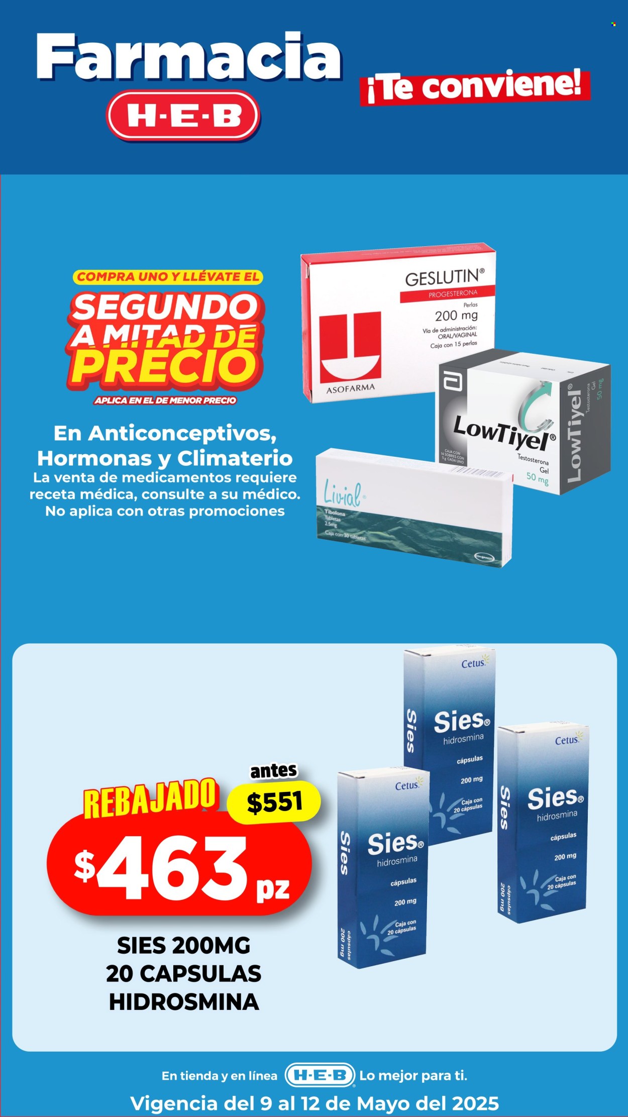 Catálogo H-E-B - 9.5.2025 - 11.5.2025. Página 1