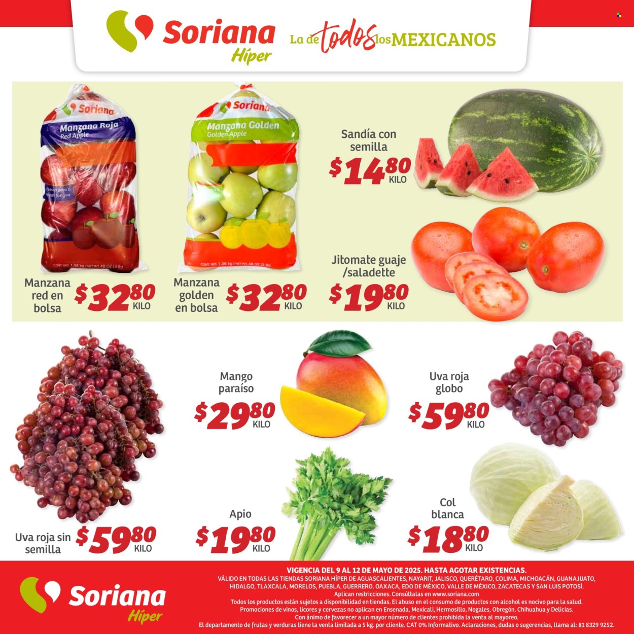 Catálogo Soriana Híper - 9.5.2025 - 12.5.2025. Página 1