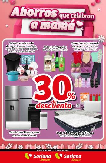 Folleto actual Soriana - 9.5.2025 - 12.5.2025.