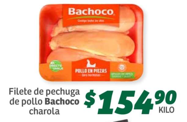 Filete de pechuga de pollo Bachoco charola