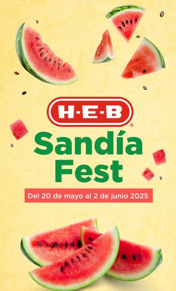 Folleto actual H-E-B - 20.5.2025 - 2.6.2025.
