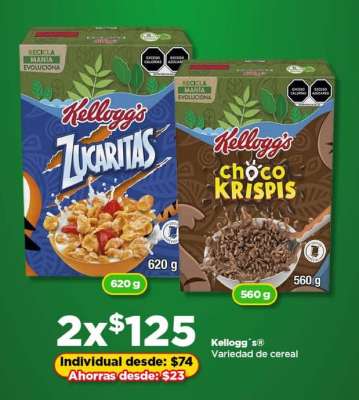 Kellogg's Zucaritas y Choco Krispis