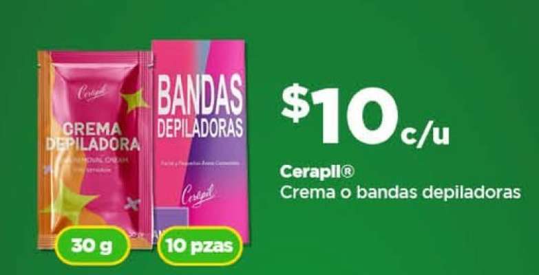 Cerapil® Crema o bandas depiladoras