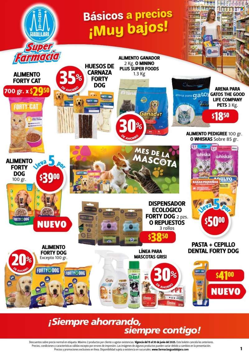 Folleto actual Farmacias Guadalajara - 15.6.2025 - 30.6.2025.